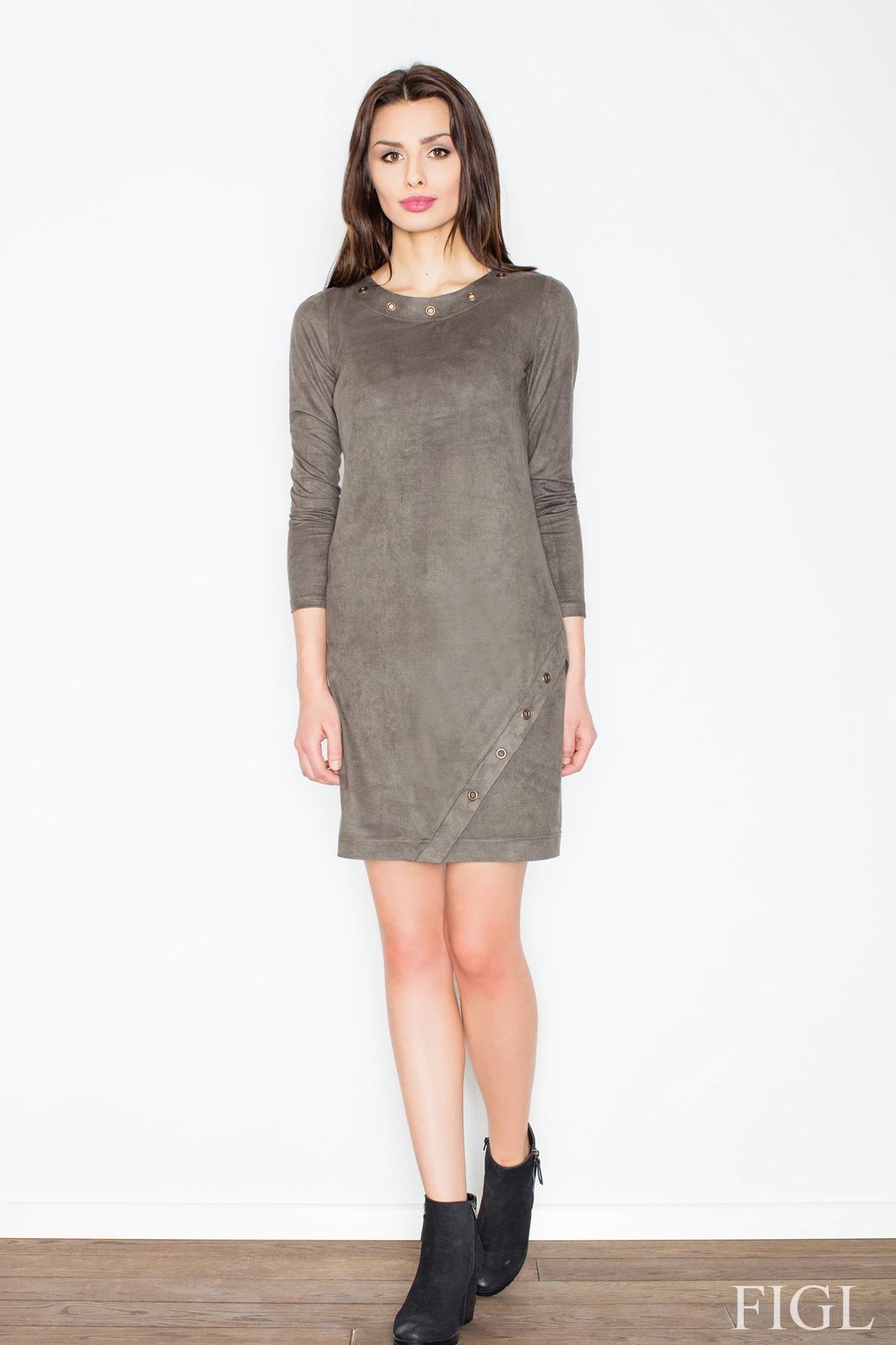 Dress Figl 52600, e gjelbër