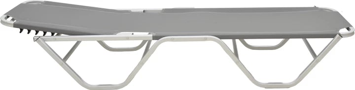 Shezlong Dessie alumini i grumbullueshëm tekstilene antracit 56x188x30cm