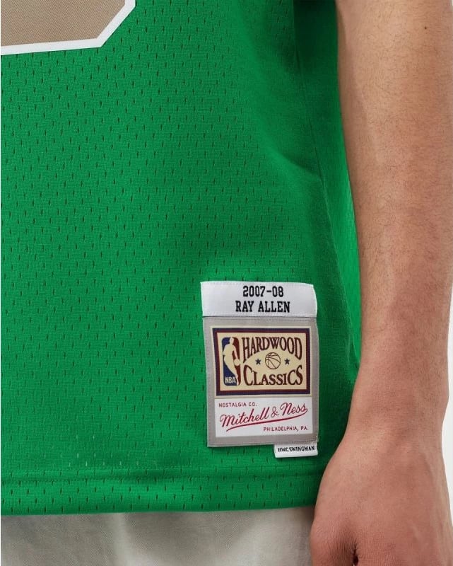 Fanellë për meshkuj Mitchell & Ness NBA Boston Celtics, e gjelbër