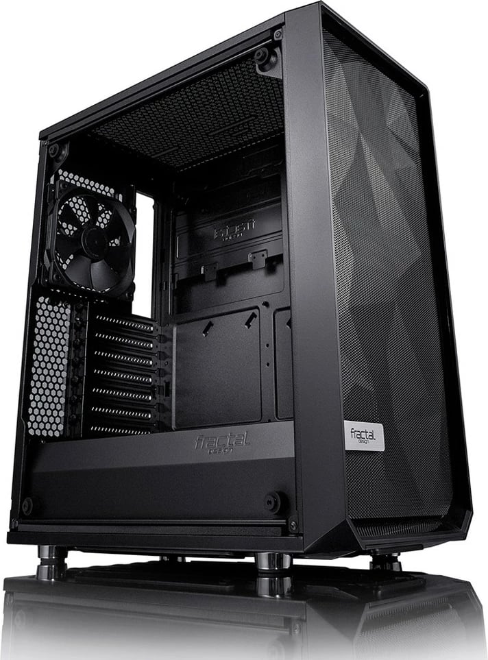 Kasë Fractal Design Meshify C, Midi Tower, ATX, ITX, micro ATX, E zezë Kasë Fractal Design Meshify C, Midi Tower, ATX, ITX, micro ATX, E zezë