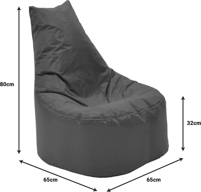 Karrige pouf Norm PRO, 100% e papërshkueshme nga uji, ngjyrë kaltër e çelët