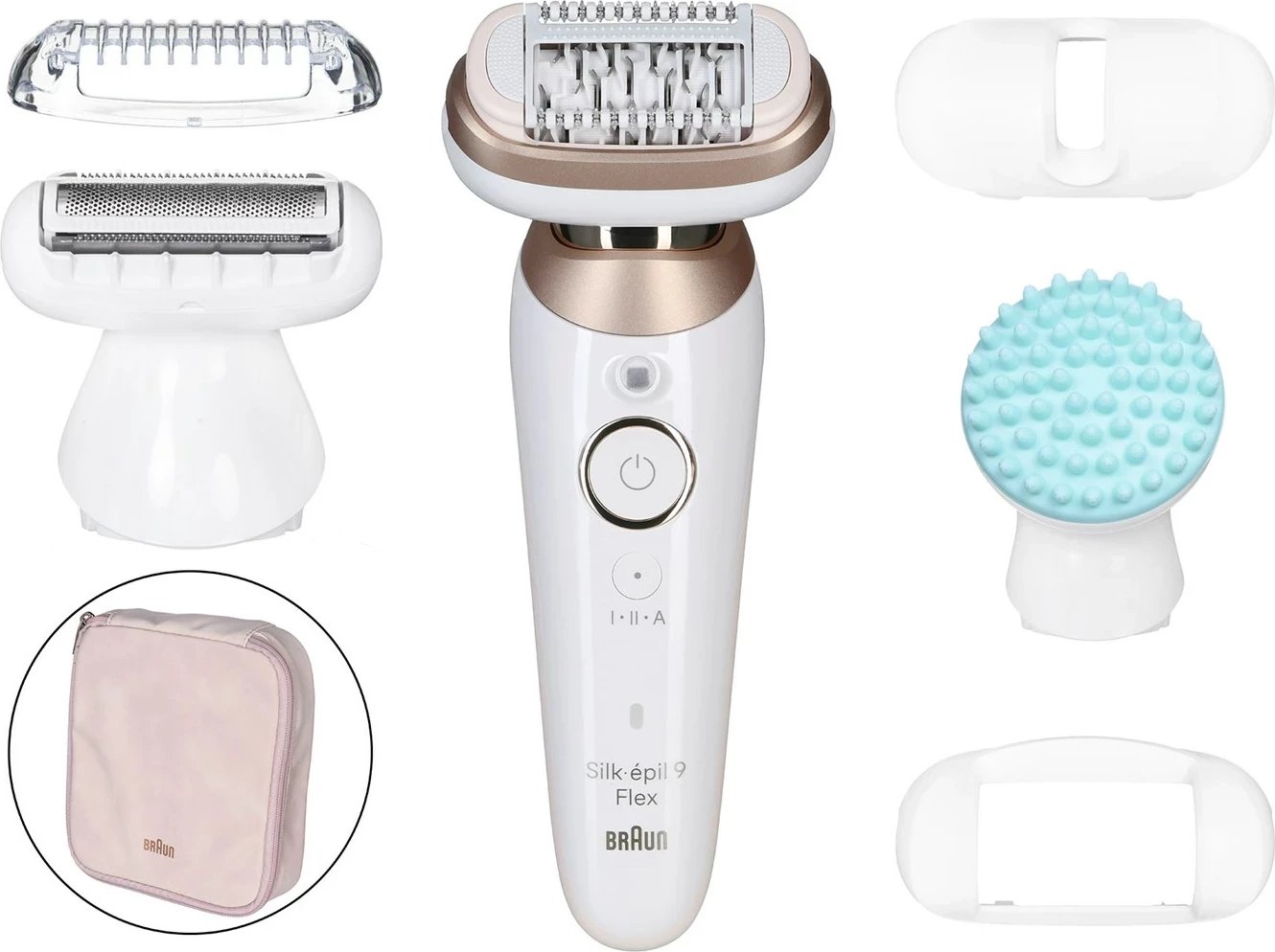 Epilator Braun Silk-Epil SES9-071, ngjyrë ari
