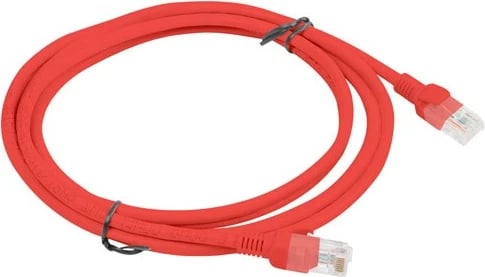 Kabllo patch Lanberg, Kat.6, 2m, 10 copë, Kuqe