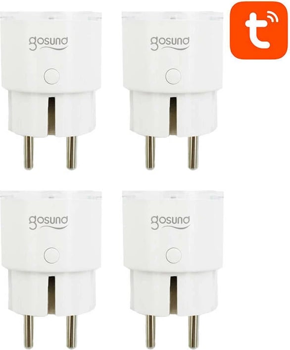Prizë e mençur WiFi Gosund SP111, 3680W, 16A, set 4 copë, e bardhë Prizë e mençur WiFi Gosund SP111, 3680W, 16A, set 4 copë, e bardhë