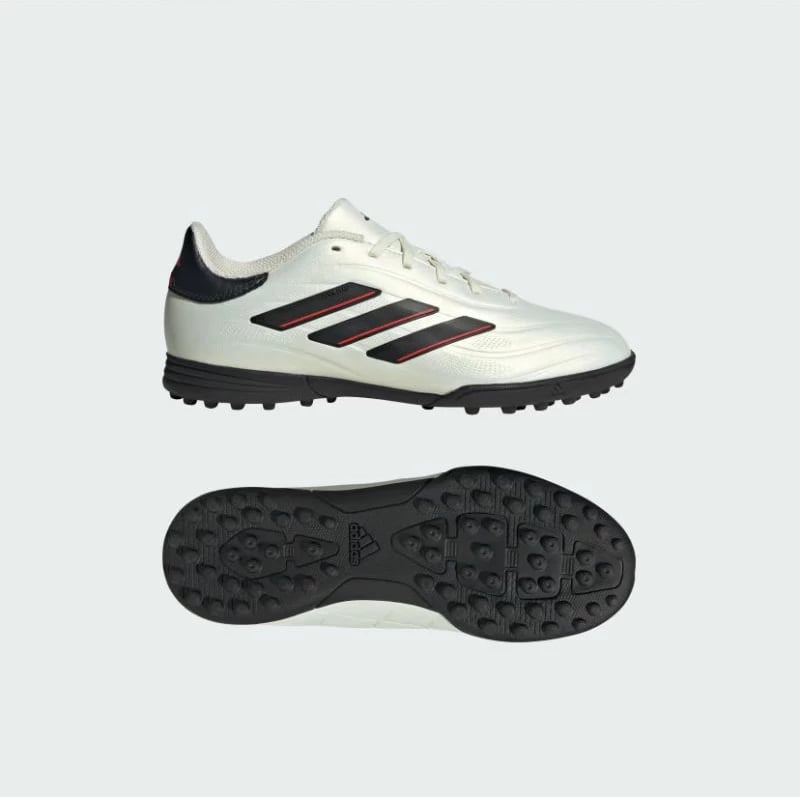 Atlete për fëmijë adidas COPA PURE.2 League TF, të bardha