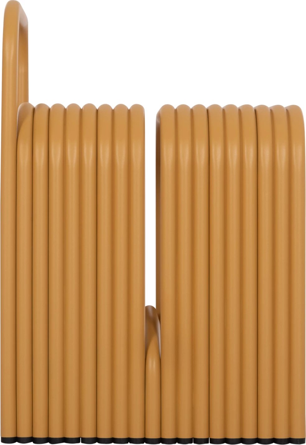 Karrige e ulët INTREPID, alumin, ngjyrë e verdhë mustard, 40x38x55cm