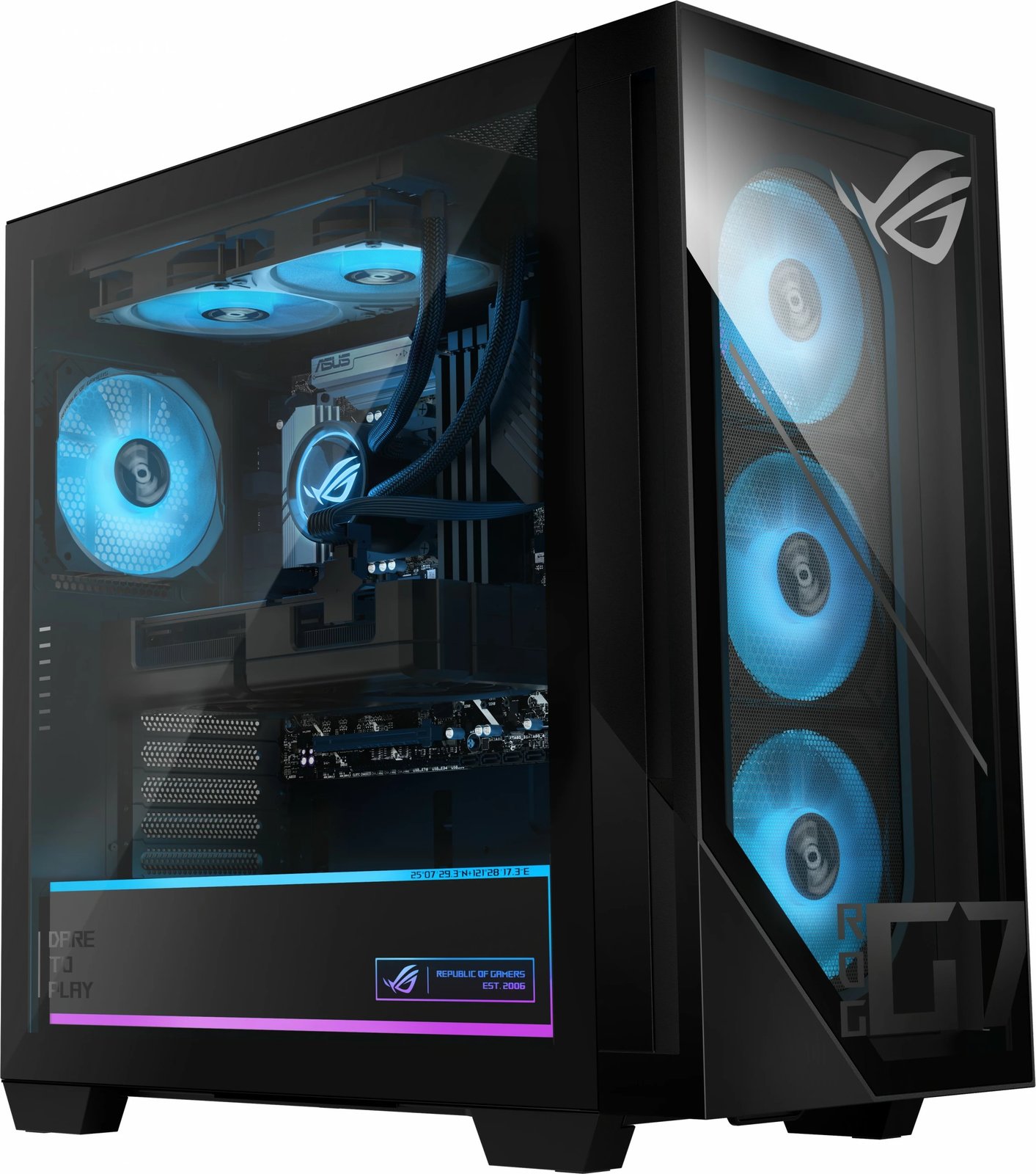 Kompjuter ASUS ROG GM700 R7-9800X3D, 64GB RAM, 1TB SSD, e zezë