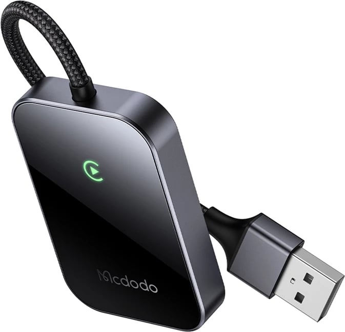 Adapter wireless CarPlay Mcdodo CA-7210 me kabllo USB, i zi