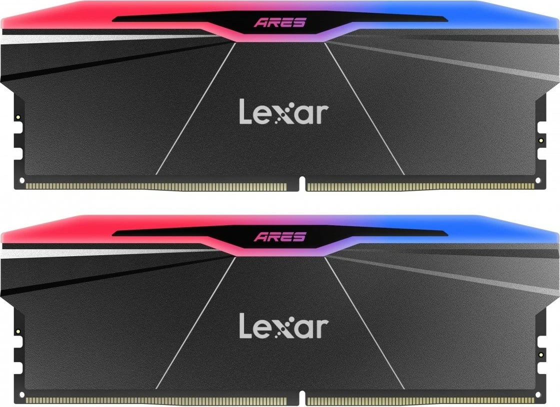 RAM Memorje Lexar ARES RGB DDR5, 32GB (2x16GB), 6000 MHz, CL30, E zezë