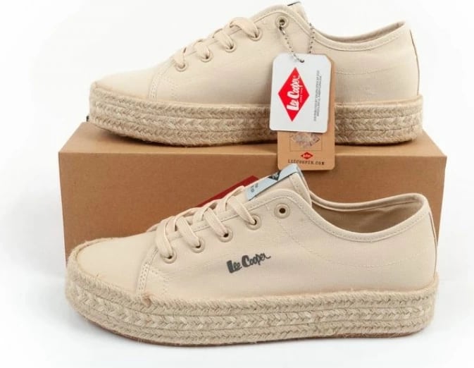 Këpucë femra Lee Cooper, bezhë
