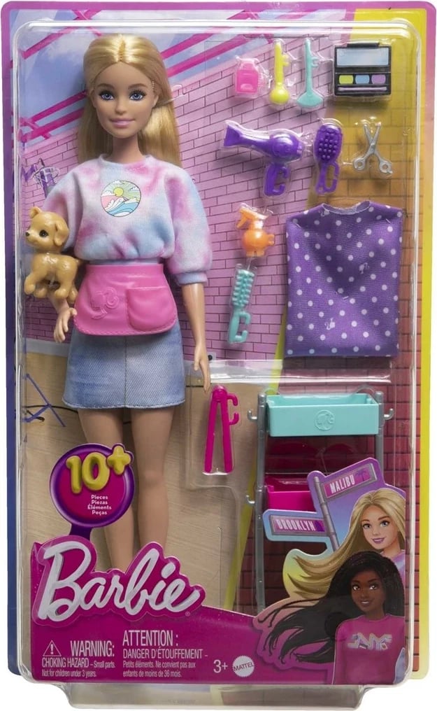 Lodër BRB Stylist Malibu HNK95, Mattel, për fëmijë
