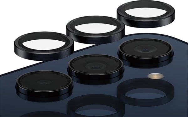 Mbrojtës kamerë PanzerGlass Hoops për Samsung Galaxy A35 5G, kornizë e zezë