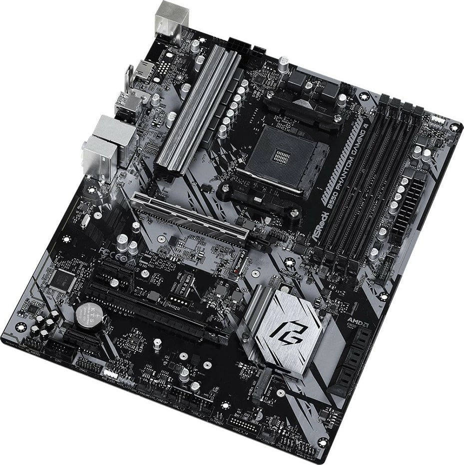 Pllakë amë ASRock B550 Phantom Gaming 4, Socket AM4, ATX, e zezë