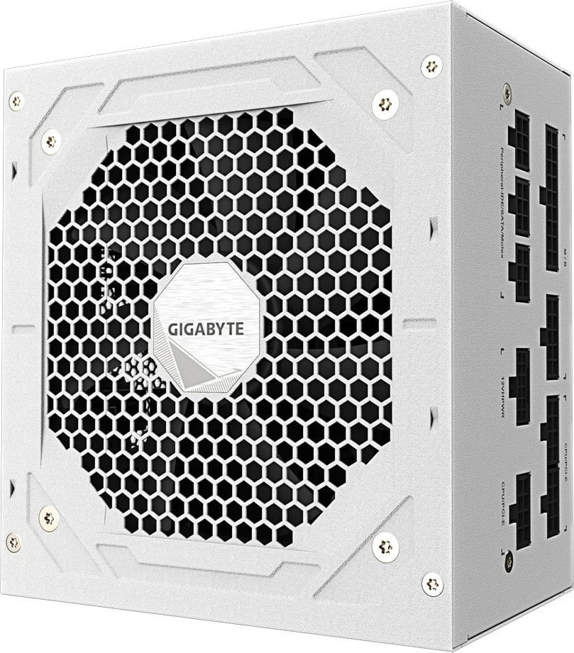 Kasë energjie Gigabyte GP-UD850GM PG5W, 850W, 80 PLUS Gold, modulare, Bardhë