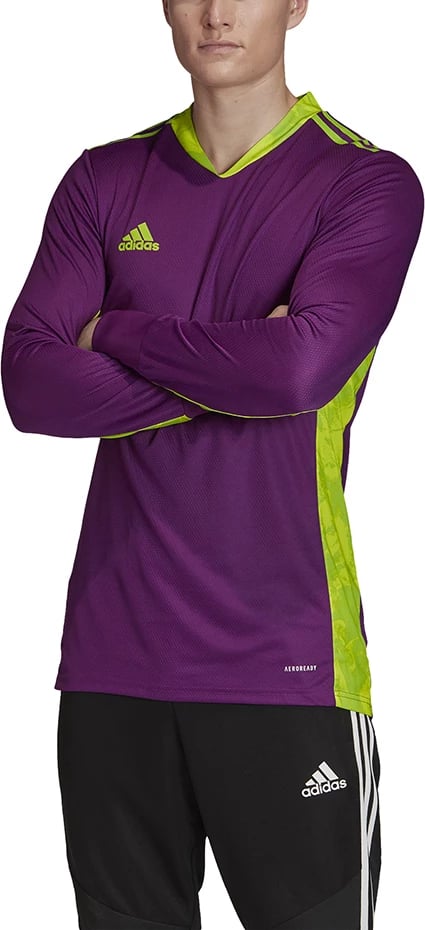 Fanellë portieri për meshkuj adidas, e purpurtë