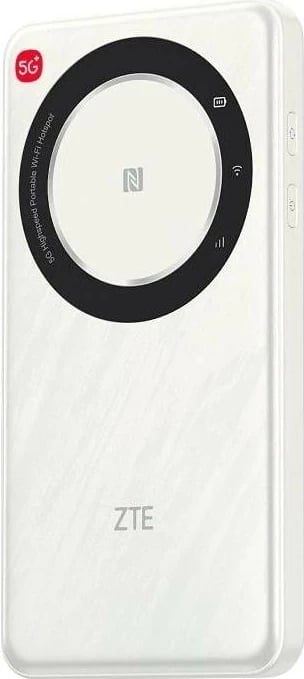 Router mobil ZTE U30 Air 5G, Wi-Fi 6, bateri 4500mAh, bardhë