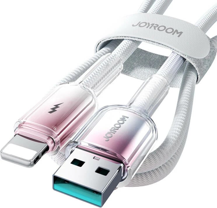 Kabllo USB-A në Lightning Joyroom S-A42, 1.2m, e bardhë
