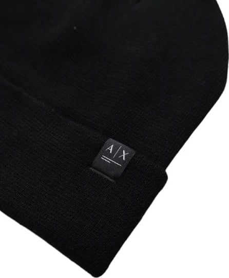 Kapelë Armani Exchange për meshkuj, e zezë