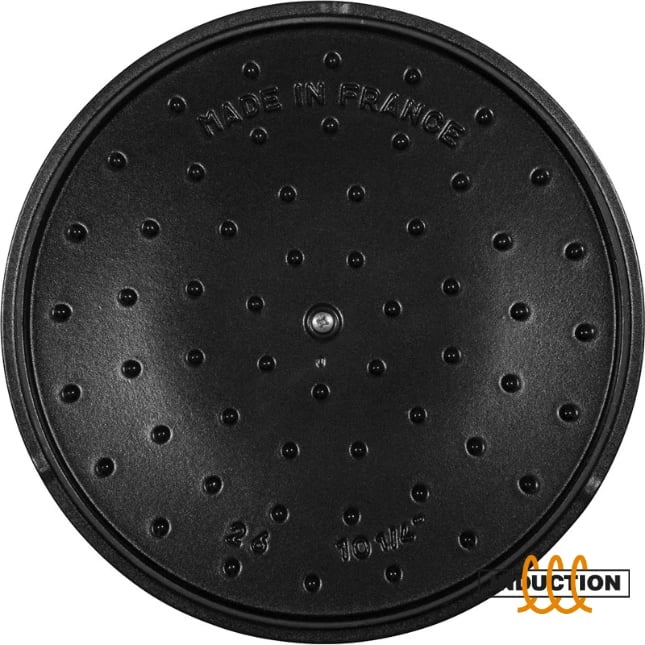 Tigan për pjekje Staub La Cocotte, ZWILLING, 24 cm, Gize, Zi