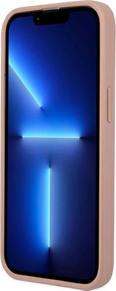 Mbështjellës Guess GUHCP13LPSATLP për iPhone 13/13 Pro 6.1", rozë