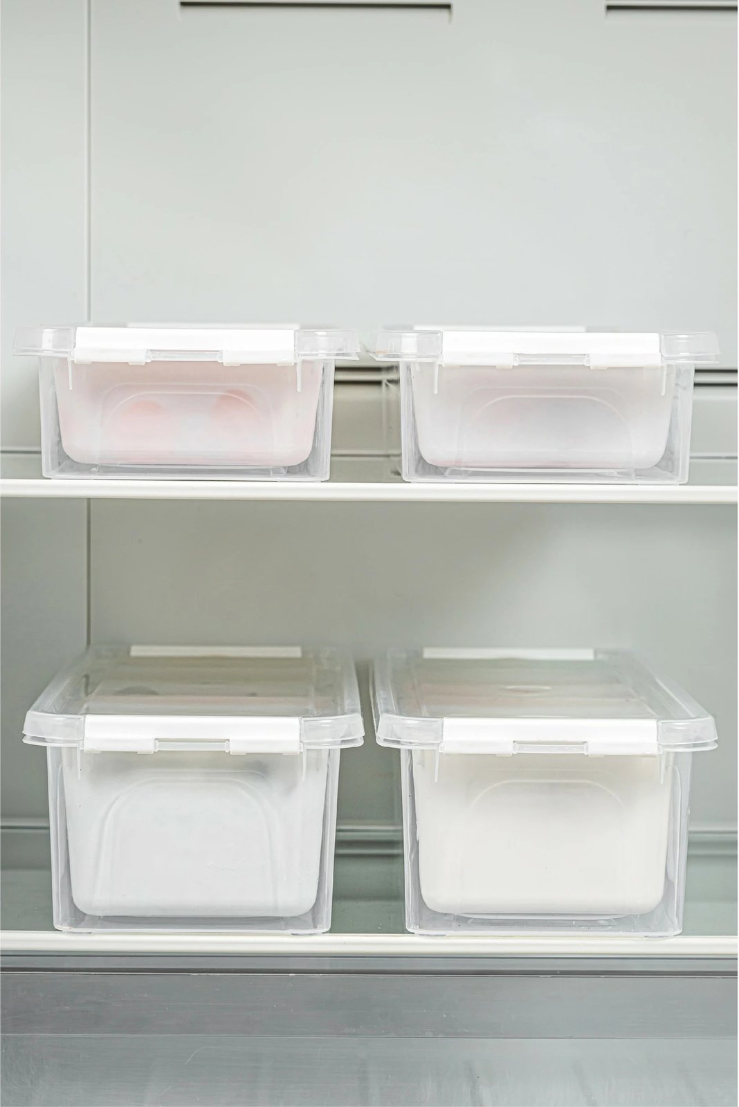 Set kuti plastike për organizim, 4 copë, Hermia Concept, transparente
