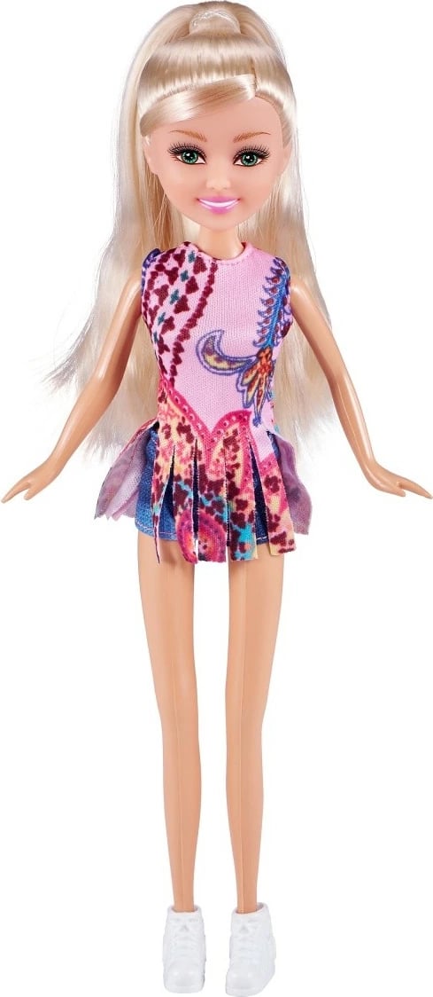 Set kukull Sparkle Girlz ZURU, 27 cm, me dy qenushë dhe litar shëtitje, për vajza