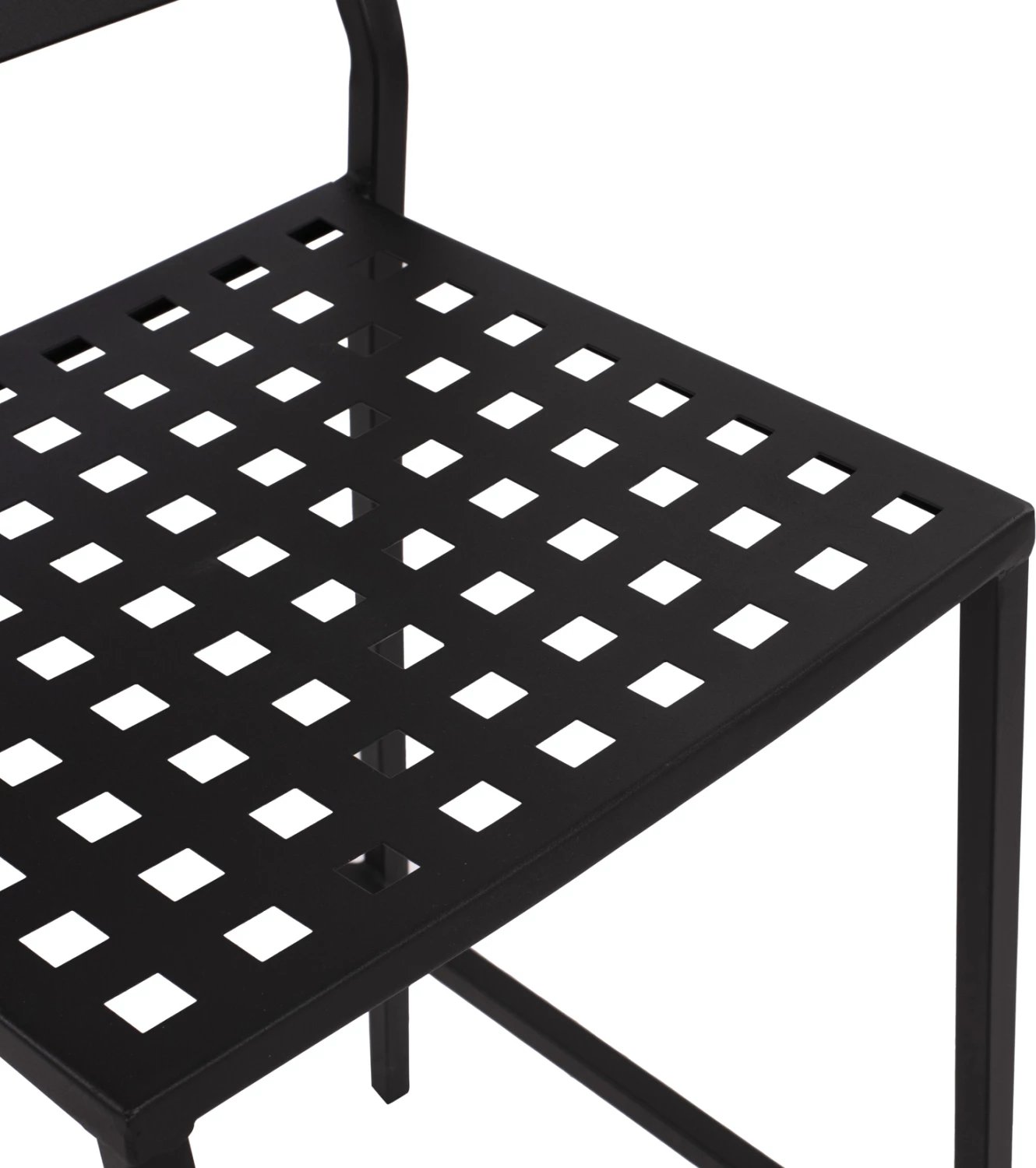 Karrige për bar Olympias Metallic FH5528.01 ngjyrë e zezë 47x58x111cm