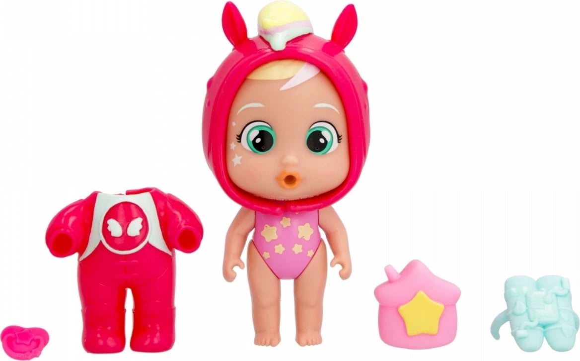 Kukull Cry Babies Magic Tears Di Stars Talent, Tm Toys, IMC916135, për vajza, plastikë, rozë
