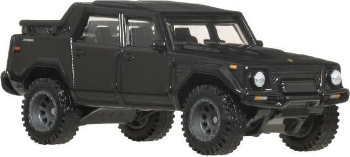 Maket makine 1:64, Hot Wheels Fast & Furious, Lamborghini LM002 HNW46/JBL86, metal me goma Real Riders, e zezë