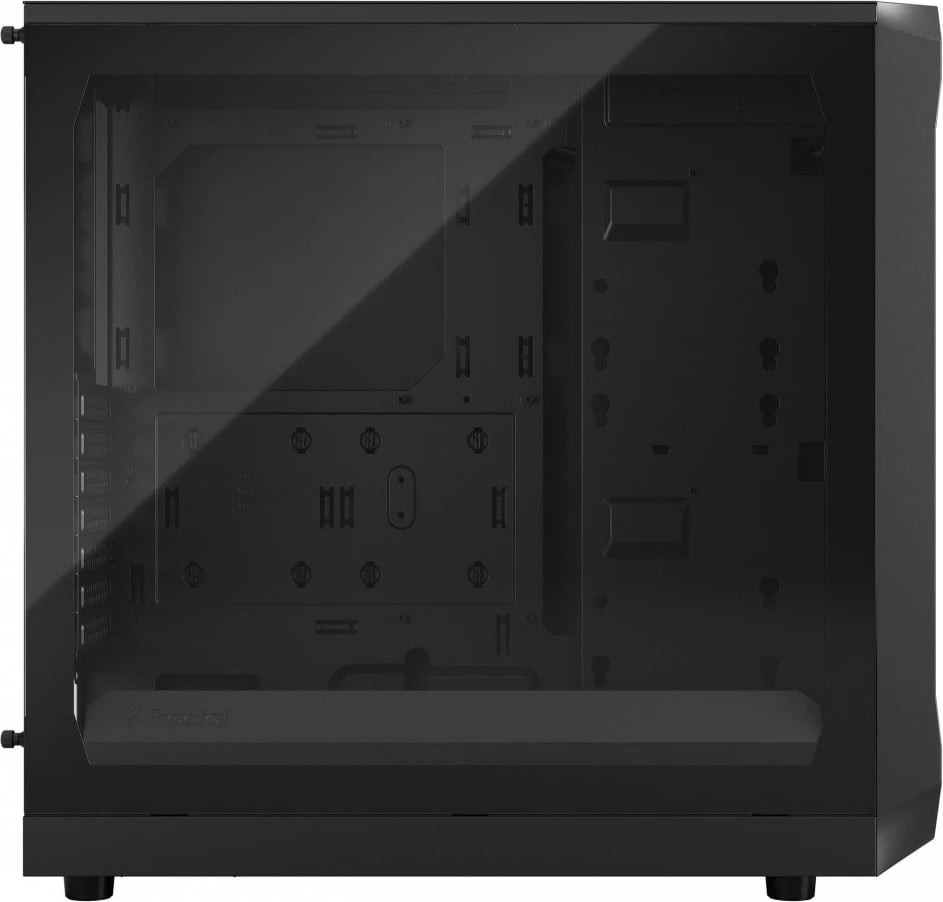 Kasë Fractal Design Focus 2, Midi Tower, ATX/Micro ATX/Mini ITX, Tempered Glass, e zezë