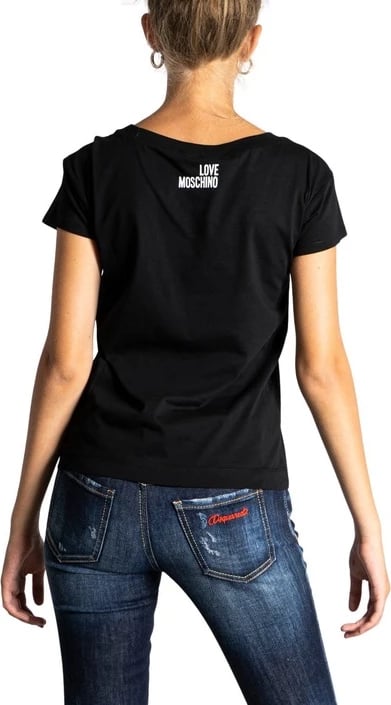 Maicë për femra Love Moschino, e zezë