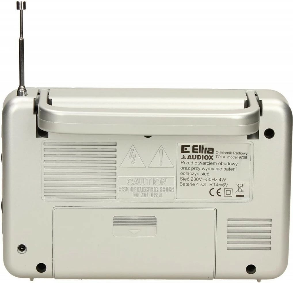 Radio portabile Eltra TOLA, mono, FM/LW, argjend