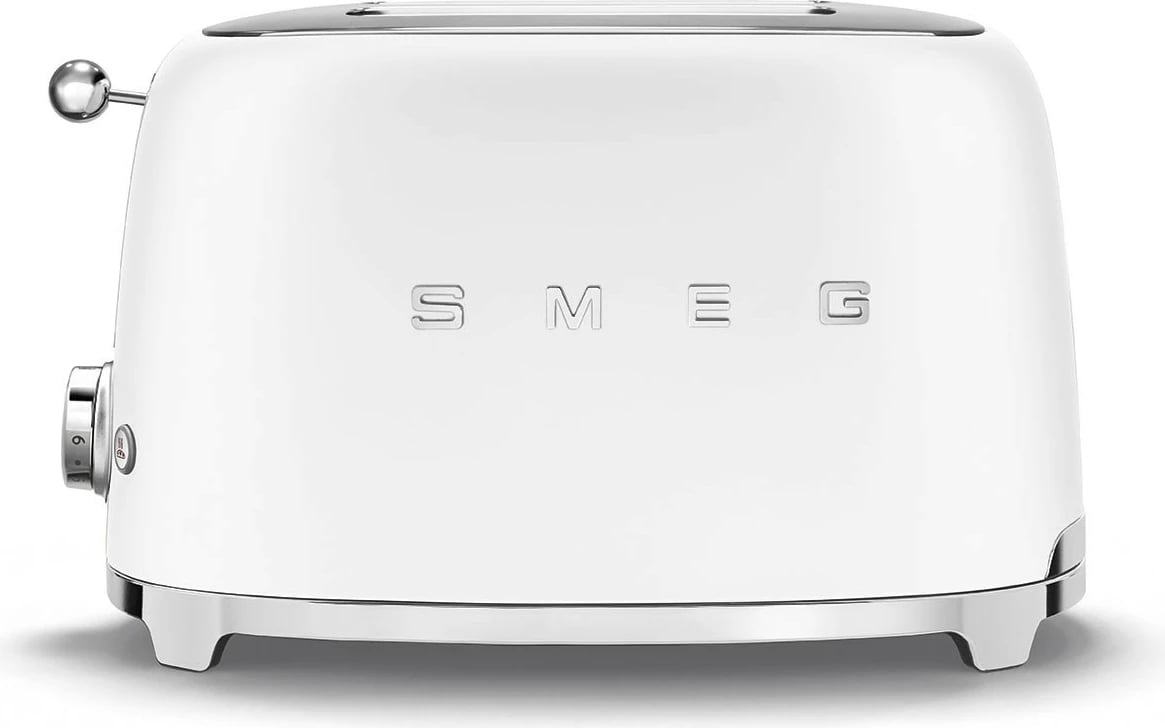 Tostues SMEG TSF01WHMEU, 2 feta, 950W, bardhë mat