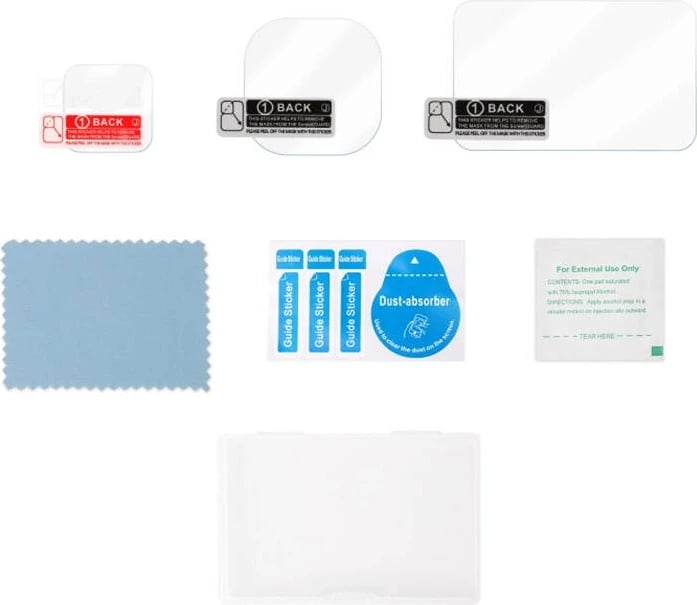 Set mbrojtës Sunnylife IST-BHM750 për Insta360 Ace, xham i temperuar dhe film PET