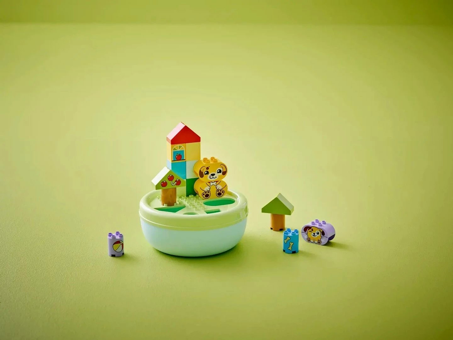 Set lodrash LEGO DUPLO Shape Sorter: Puppy House 10441, 17 pjesë, shumëngjyrëshe