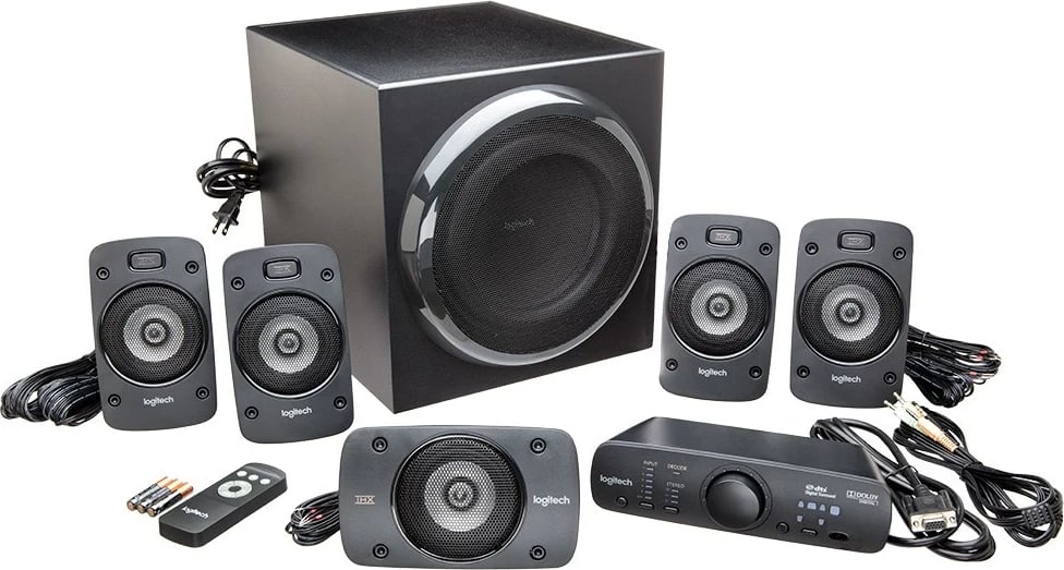 Logitech Surround Sound Speakers Z906 500 W Black 5.1 channels Logitech Surround Sound Speakers Z906 500 W Black 5.1 channels