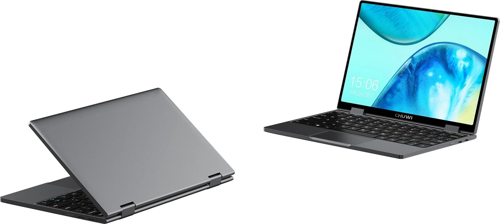 Laptop Chuwi MiniBook-X-2023-K2-SR, 10.51", 12 GB RAM, 512 GB SSD, Argjendtë