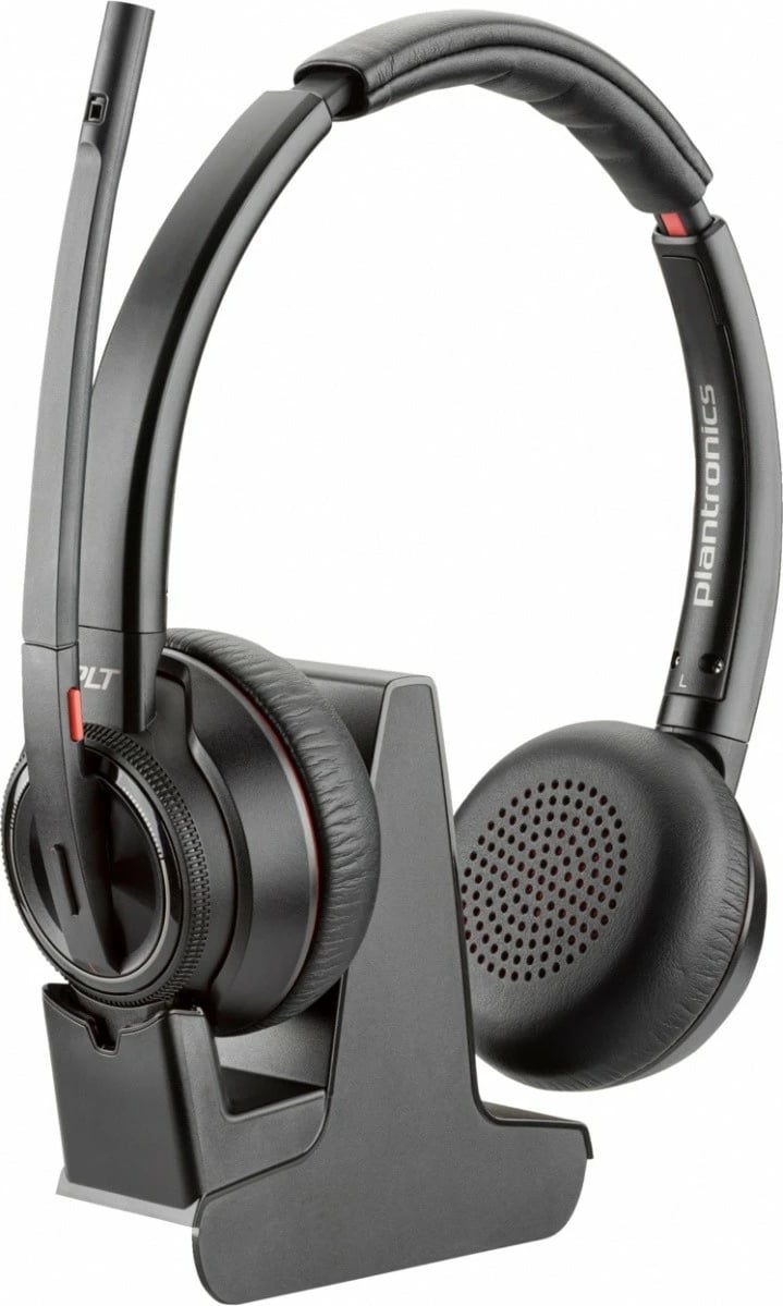 Kufje POLY Savi 8220 Office Stereo DECT, 8D3J2AA, e zezë, set me bazë