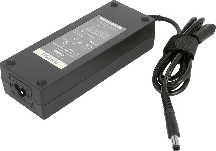 Kasë rryme Mitsu ZM/DEL19567 për Dell, 130W, 19.5V 6.7A, e zezë