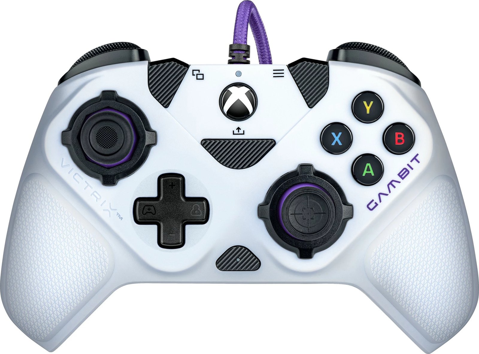 Gamepad PDP Victrix Gambit, PC, Xbox One, Xbox Series S/X, i zi, i bardhë
