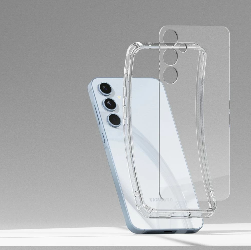 Mbështjellës Ringke Fusion për Samsung Galaxy A55 5G, Transparent