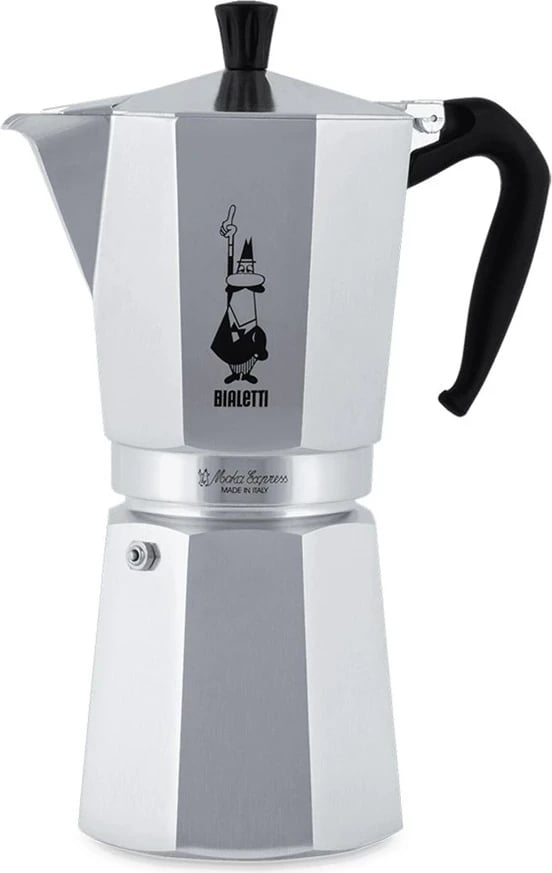 Aparat kafeje BIALETTI MOKA EXPRESS 18TZ, 900 ml argjendtë