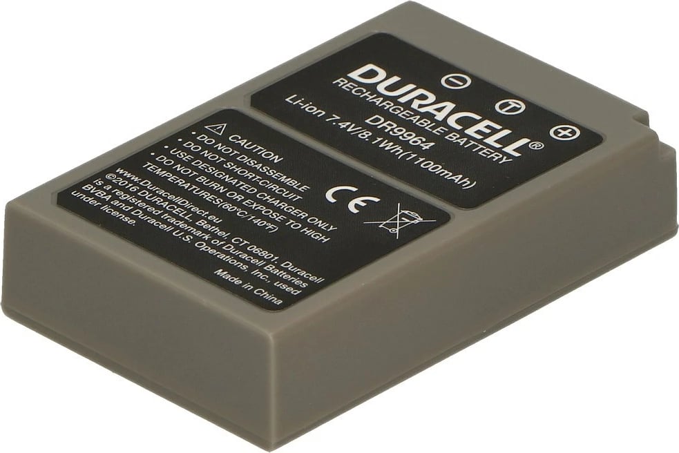 Bateri për kamera Duracell, zëvendëson Olympus BLS-5, E zezë