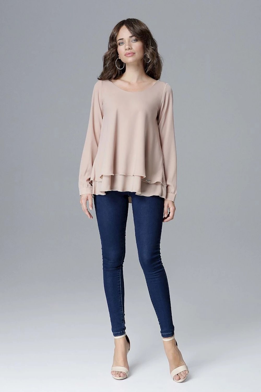 Bluzë Lenitif model 128525, bezhë