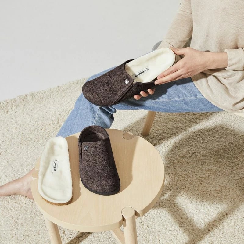 Flip-flopa Birkenstock për meshkuj/femra, kafe
