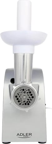 bluarëse mishi, Adler, AD 4808, 1500W max 350W nominale, 3 sita, funksion rikthim, e bardhë/argjend