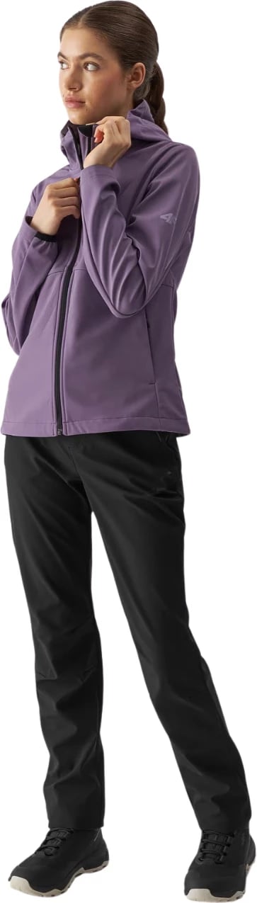 Jakne softshell për femra 4F, e purpurt