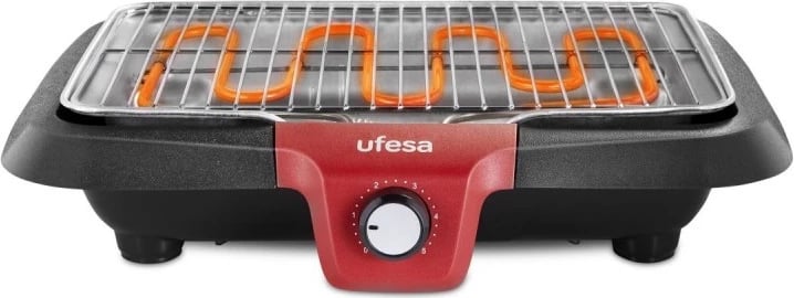 Grill elektrik UFESA BB7640, 2300W, zi, kuqe