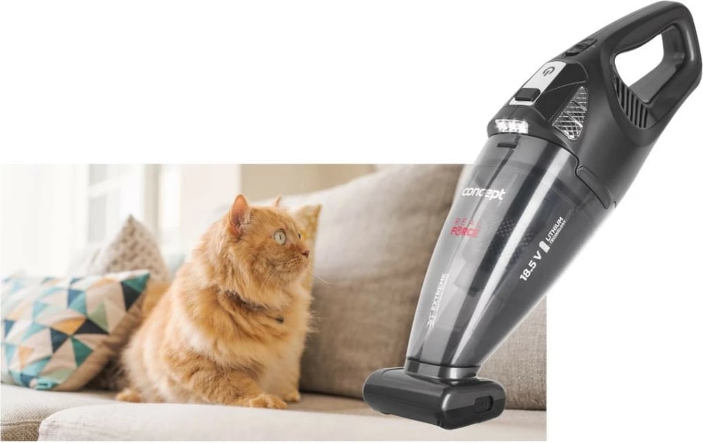 Fshesë dore Concept VP4380, pa kabllo, 0.45L, 18.5V, e zezë, me aksesorë