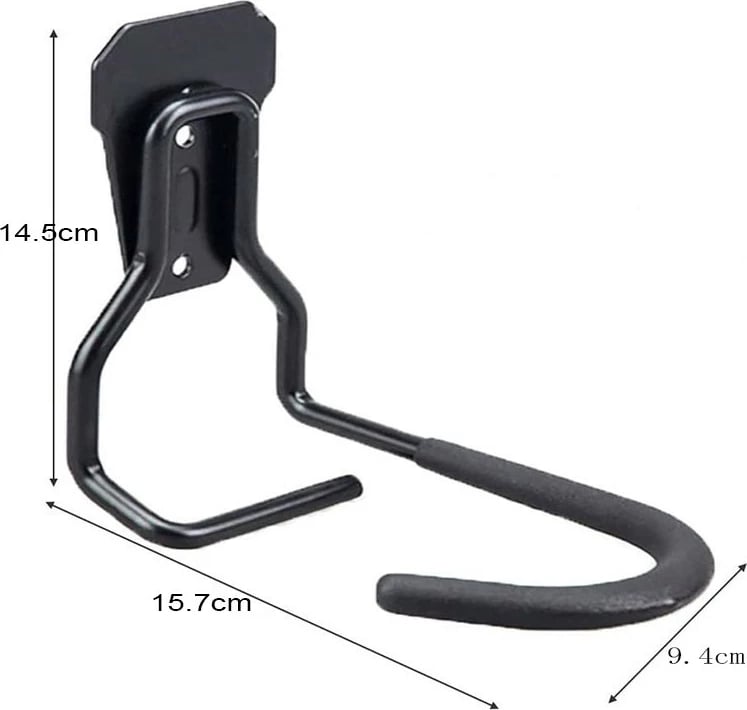 Mbajtëse muri për biçikletë Maclean MC-433, çelik, ngjyrë e zezë